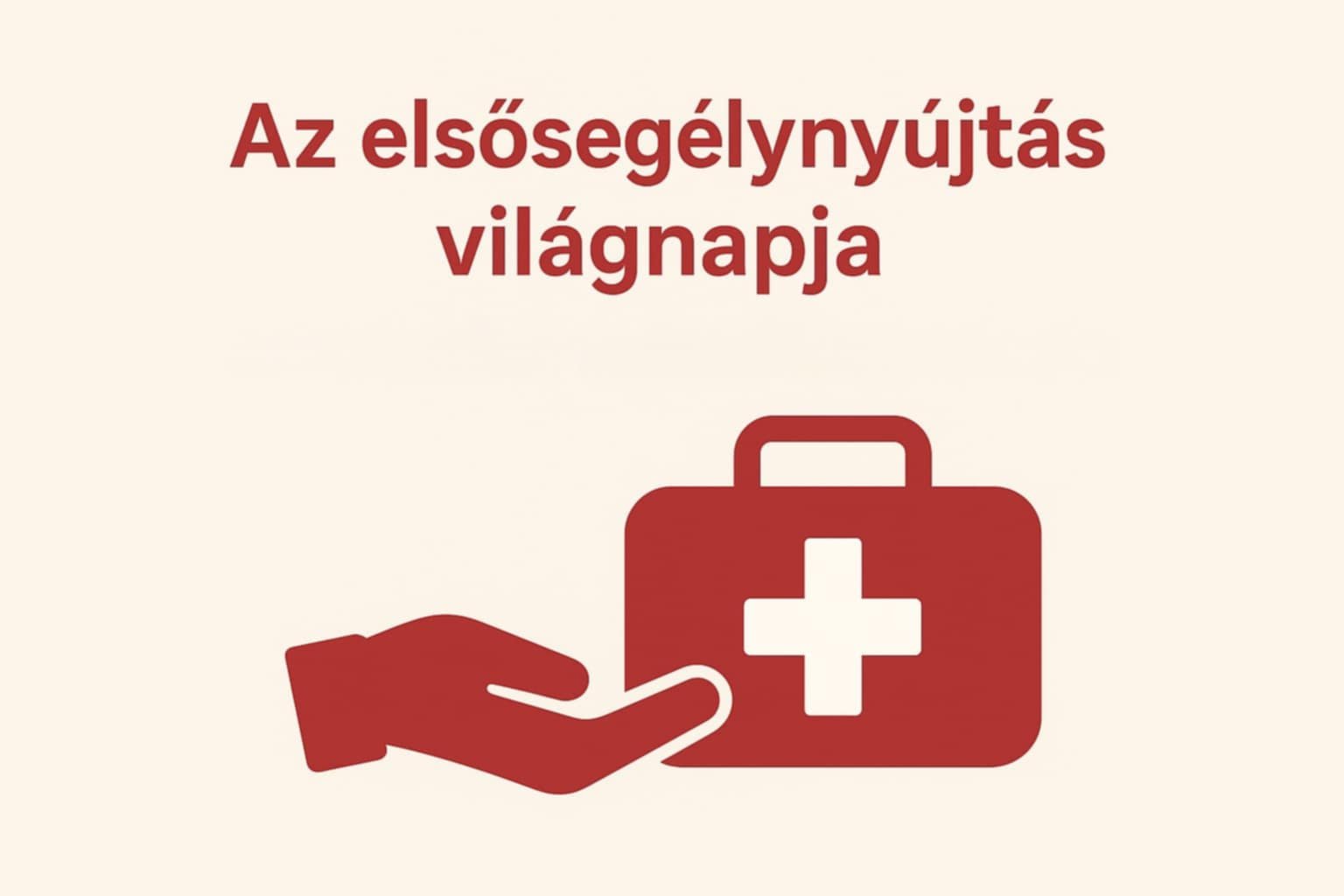 Az elsősegélynyújtás világnapja – szeptember 13.