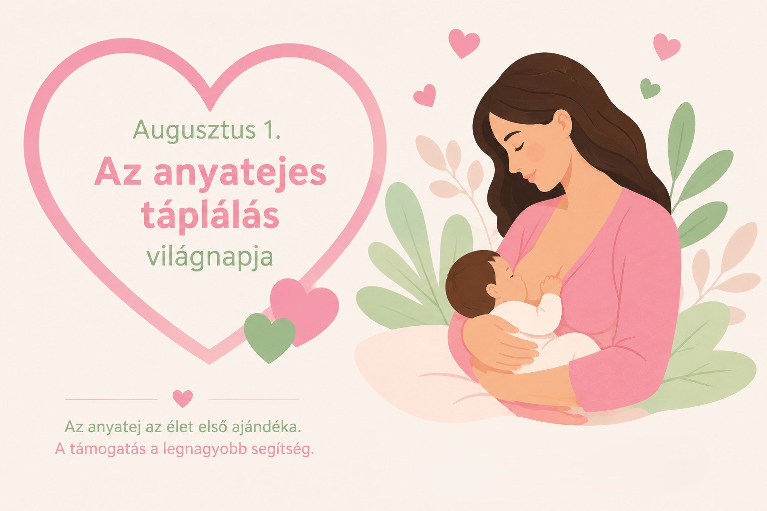 Augusztus 1. – Az anyatejes táplálás világnapja