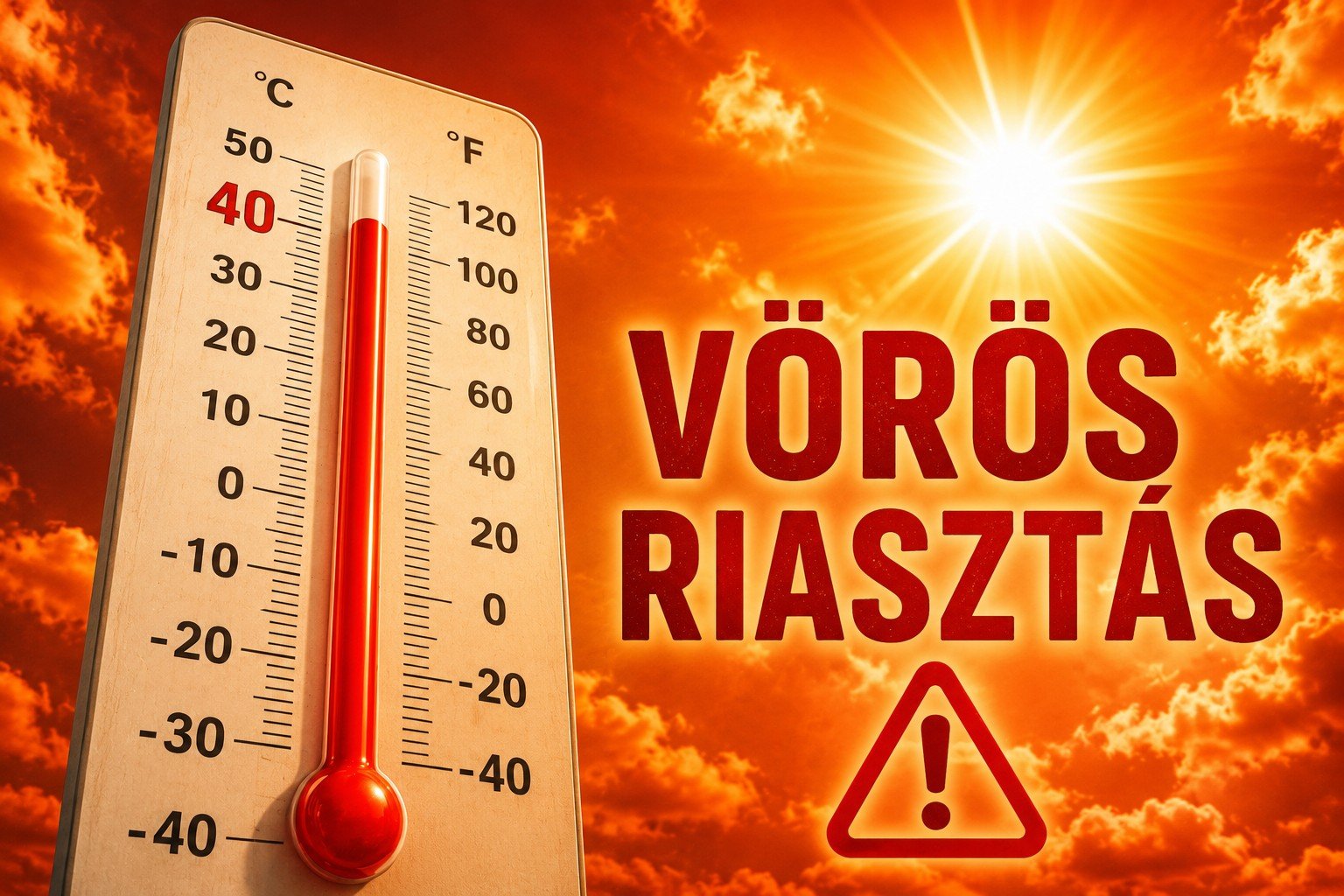 Vörös kód: fokozottan vigyázzunk magunkra!