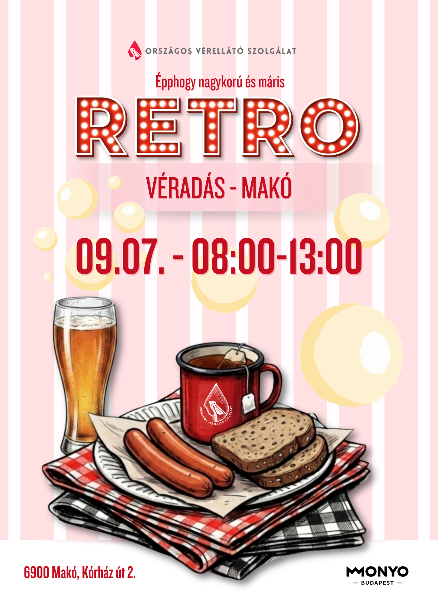 Retro véradás Makón 2026.09.07.