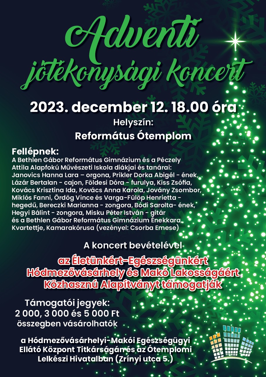 Adventi jótékonysági koncert